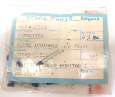 IKEGAMI YPO-LJ-317 SPARE PARTS CAPACITORS 1 uF, 35V (59 pcs)