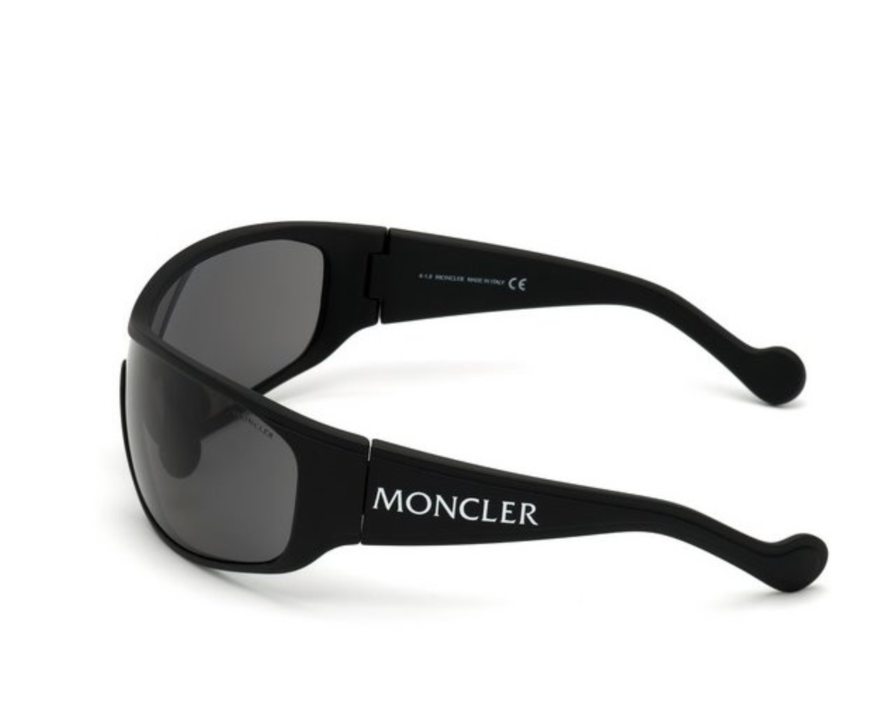 Pre-owned Moncler Eyewear Sunglasses Shield Glasses Ski Mask Visor In Gray