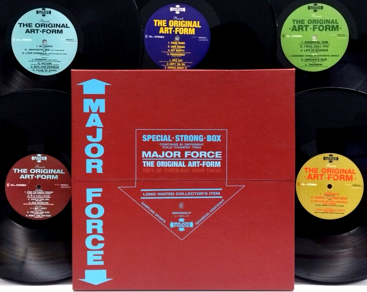 V.A. - Major Force - The Original Art-Form 5LP BOX 1997 UK