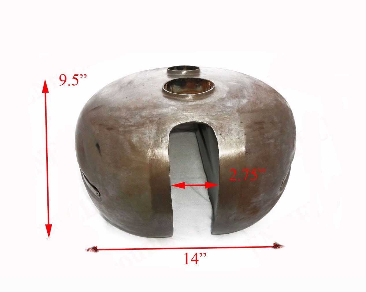 New Vintage Ariel Twin Plunger Aluminium Petrol Fuel Gas Tank 