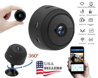 USA Mini Camera Wifi IP Home Security 1080P HD Night Vision Cam New