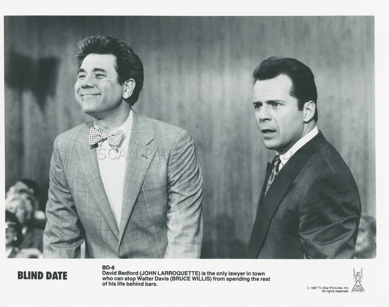 Bruce Willis John Larroquette  Blind Date 1987 Vintage Photo Original #1