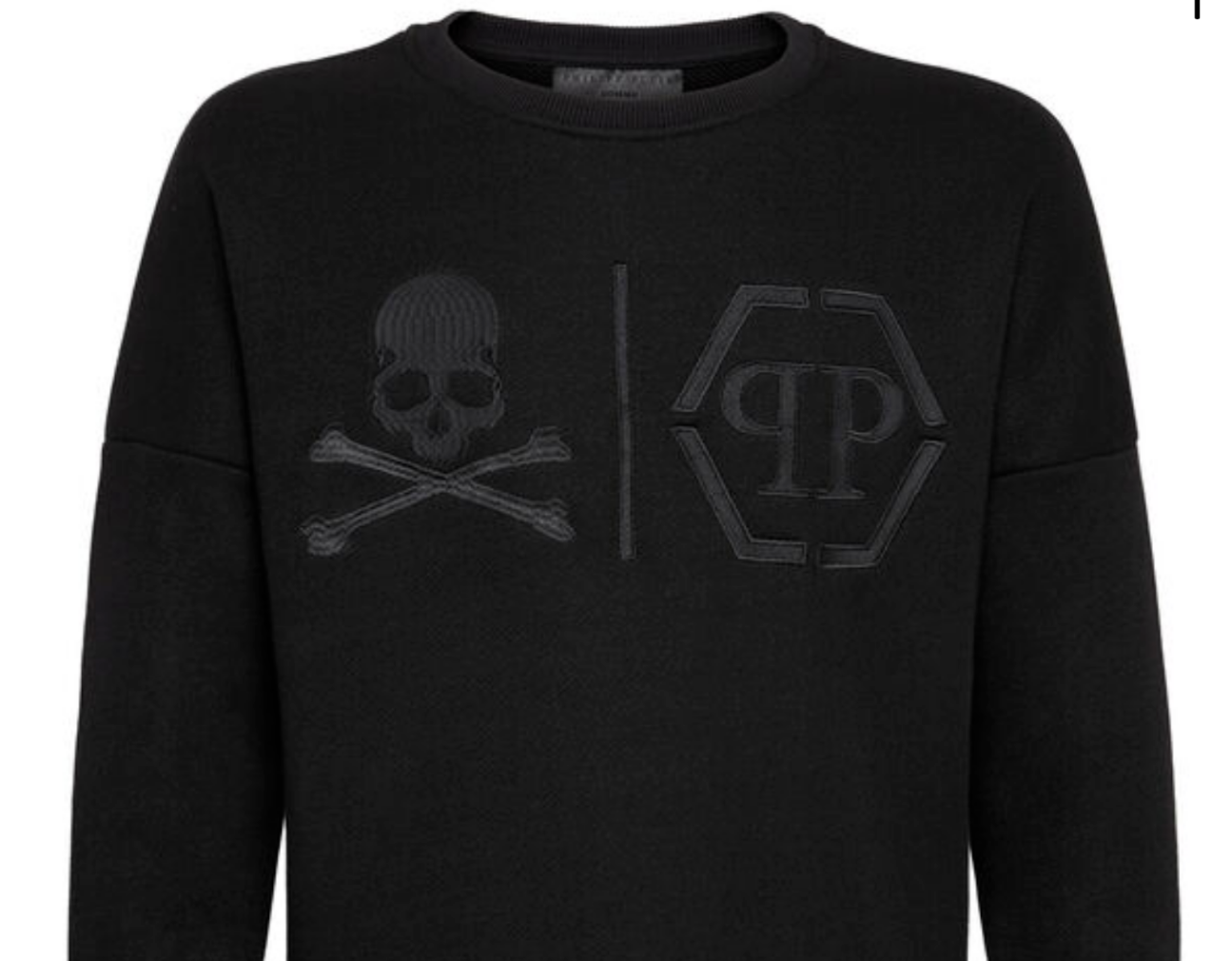 Pre-owned Philipp Plein Homme Skull Statement Sweatshirt Pullover Sweater Jumper Xl In Black