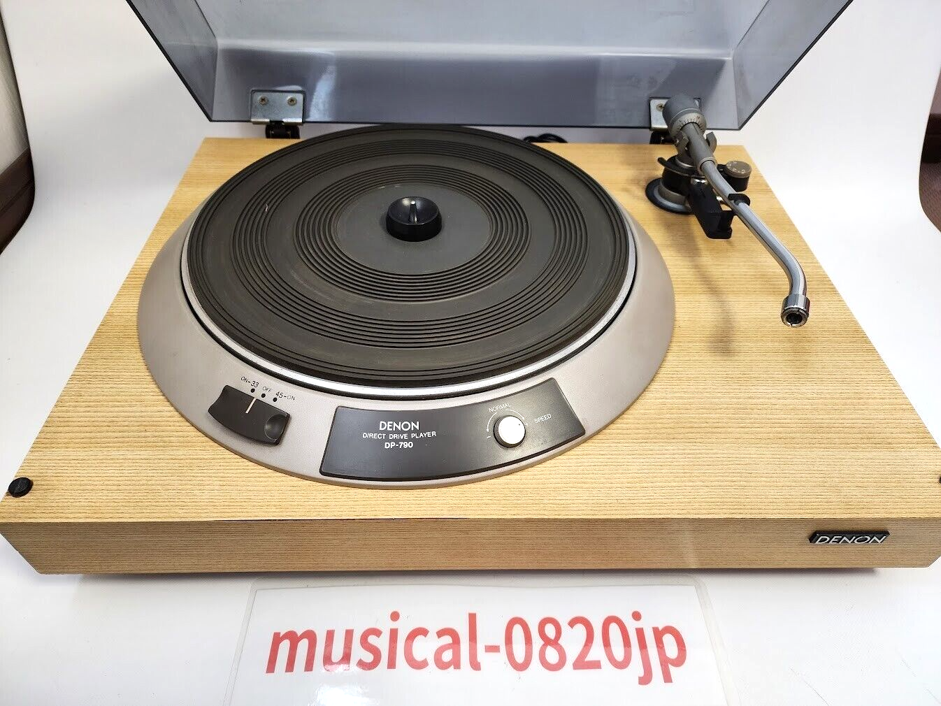 DENON DP-790 Direct Drive Turntable Record Player