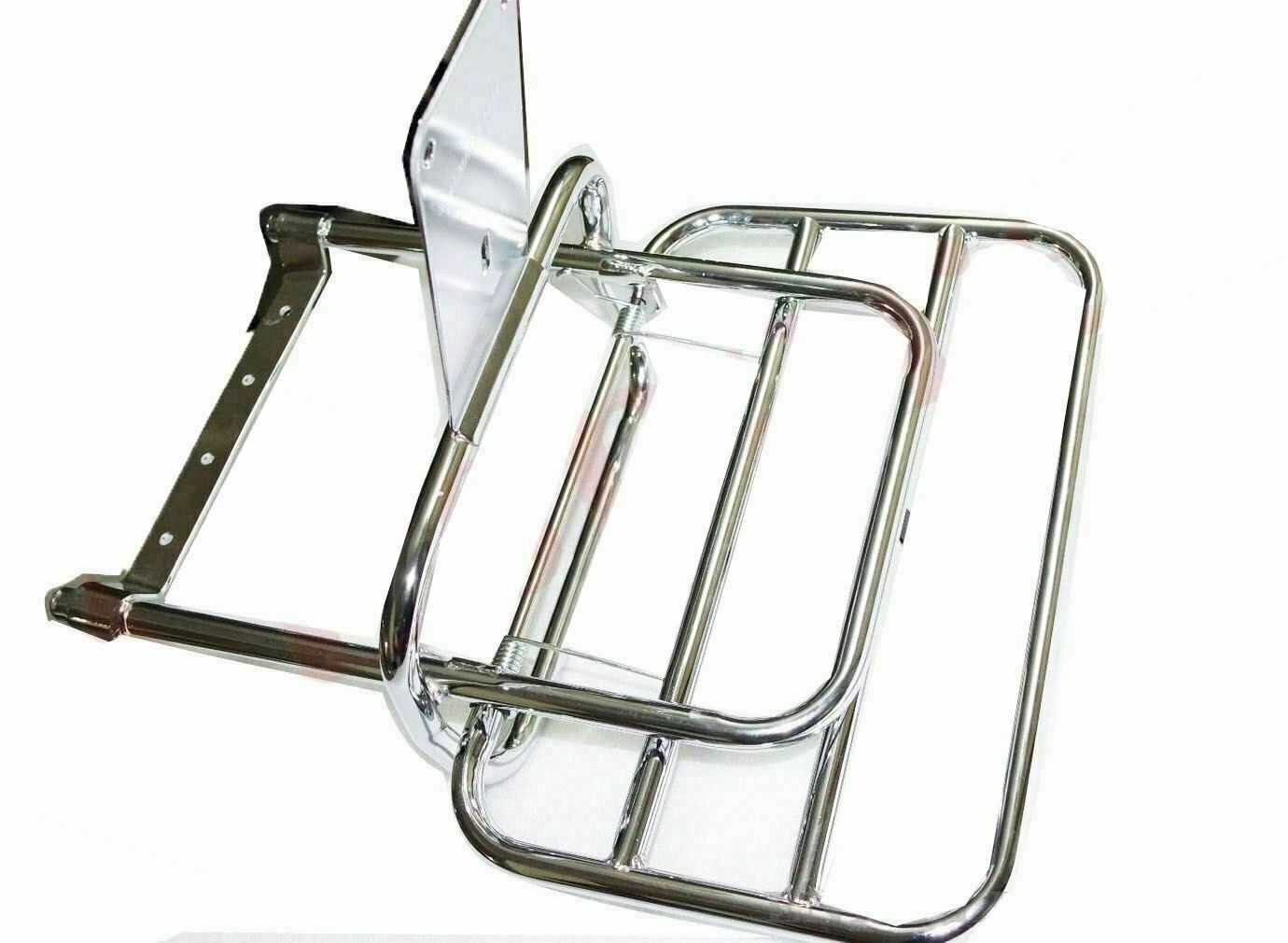 Vespa Carrier Rear Folding Rack Chrome Plated PX PE T5 Stella Models 
