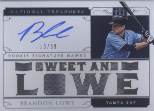 2019 Panini National Treasures - Brandon Lowe #RSN-BL