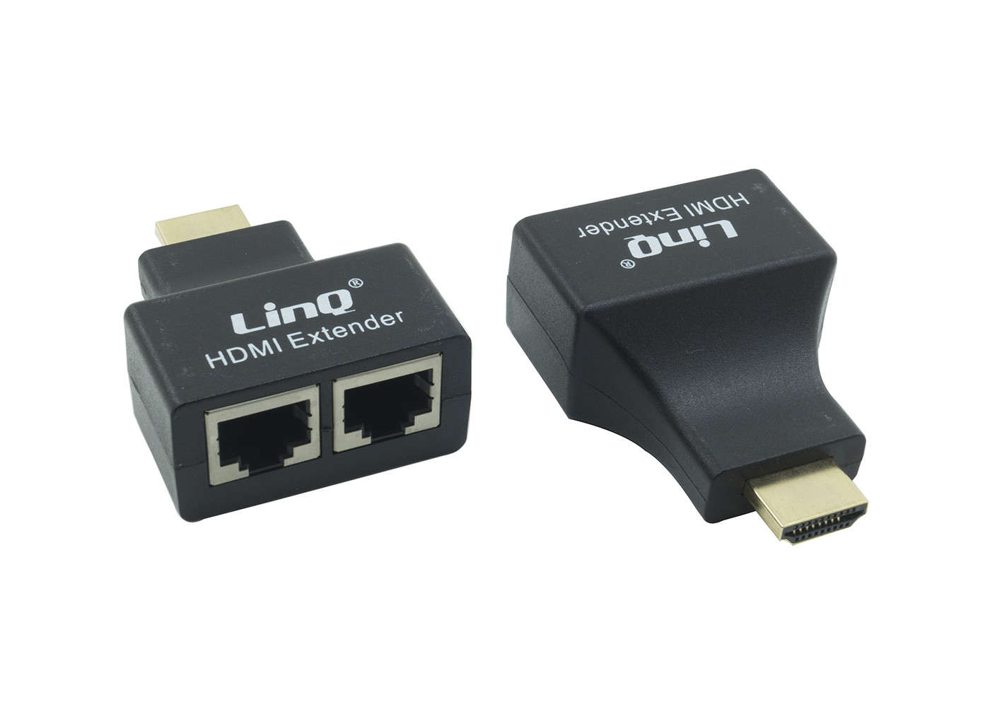 Adattatore Convertitore Extender Hdmi Lan Cat 5e/6 Prolunga Hdmi Linq Hd-Lan30m