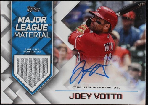 2023 Topps Series 1 Joey Votto Commemorative Team Logo Patch
