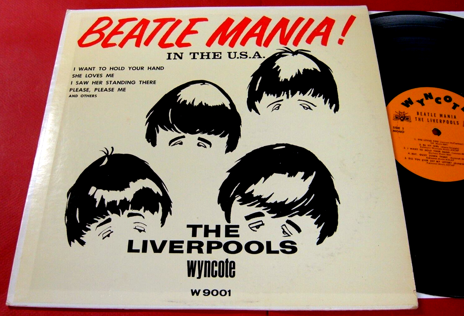 US初版/BEATLE MANIA! THE LIVERPOOLS 1964 THE LIVERPOOLS Beatle Mania In The USA Stereo LP