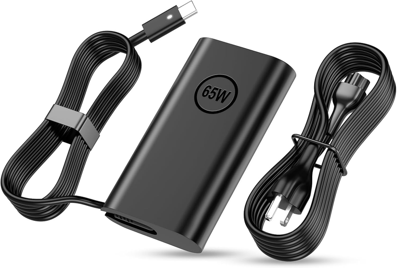 Replacement for Dell 65W Laptop Charger USB C 45 Watt Slim Adapter - fit Latitud