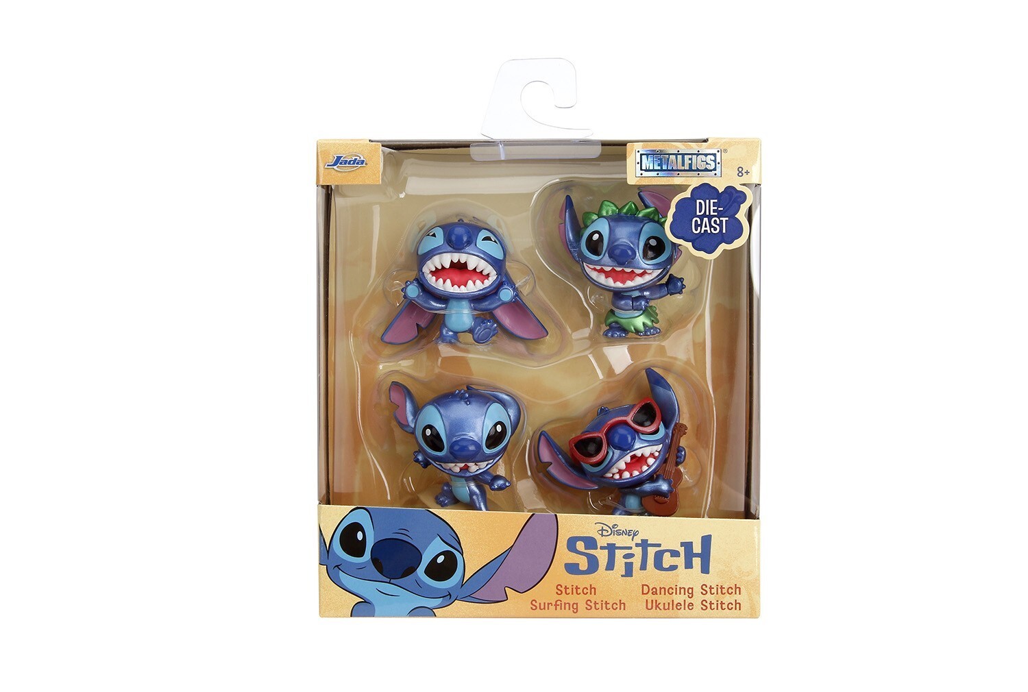 SF+ファンタジー+ホラー Figure DISNEY STITCH 4-Pack Jada 2.5” Metalfigs Disney Stitch Figures 4 pcs Set 36205