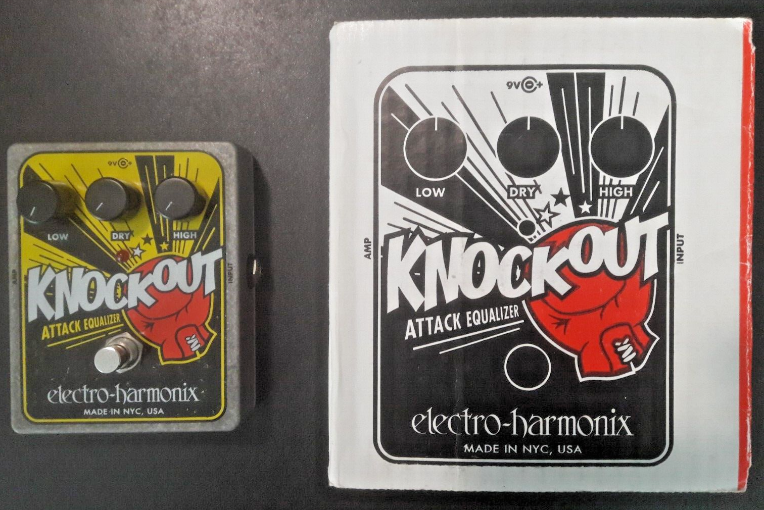Electro-Harmonix EHX Knockout Attack Equalizer Guitar Pedal