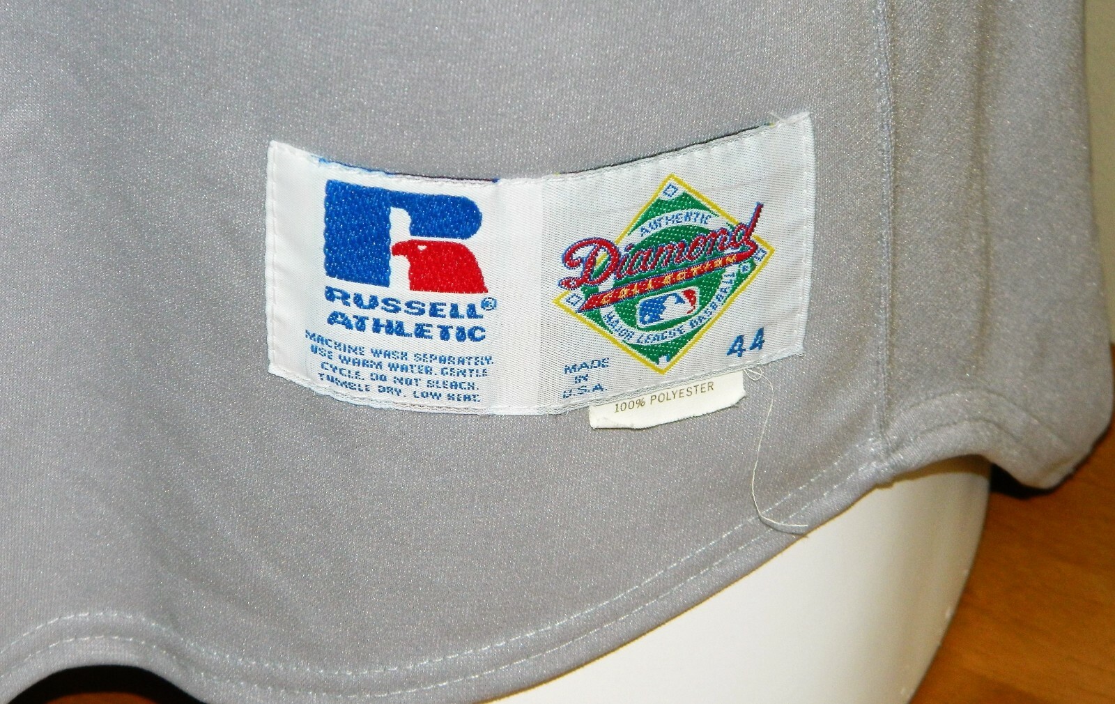 1992 Jeff Robinson (Set 1) Game Worn Chicago Cubs Road Jersey #38 - Russell