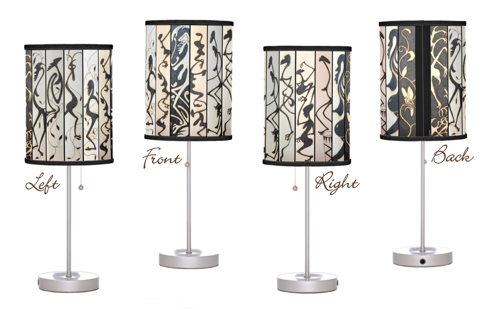 TABLE LAMP ~ Orig Exclusive Solar-Etched Design ~ 2 Styles Avail ~ Imaginative!