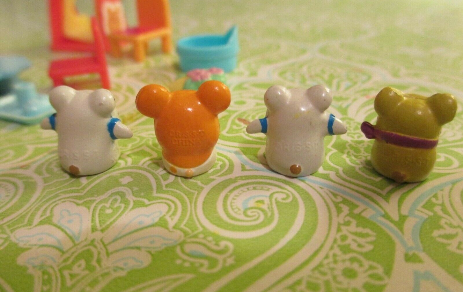 Hamtaro Mini Figures with Furniture!