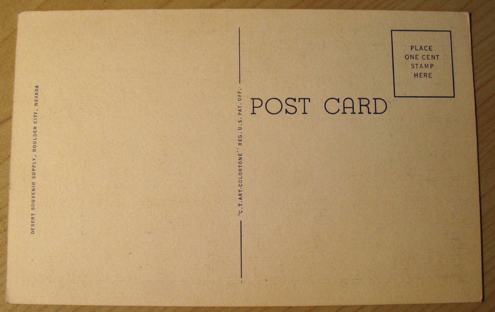 Postcard  Fremont Street At Night  Las Vegas Nevada 1940's Excellent Condition