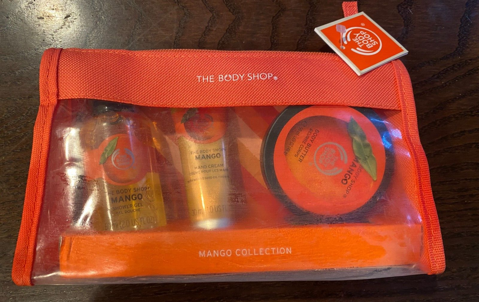 Mango Delights W Bag Shower Gel, Body Butter, Hand Cream New
