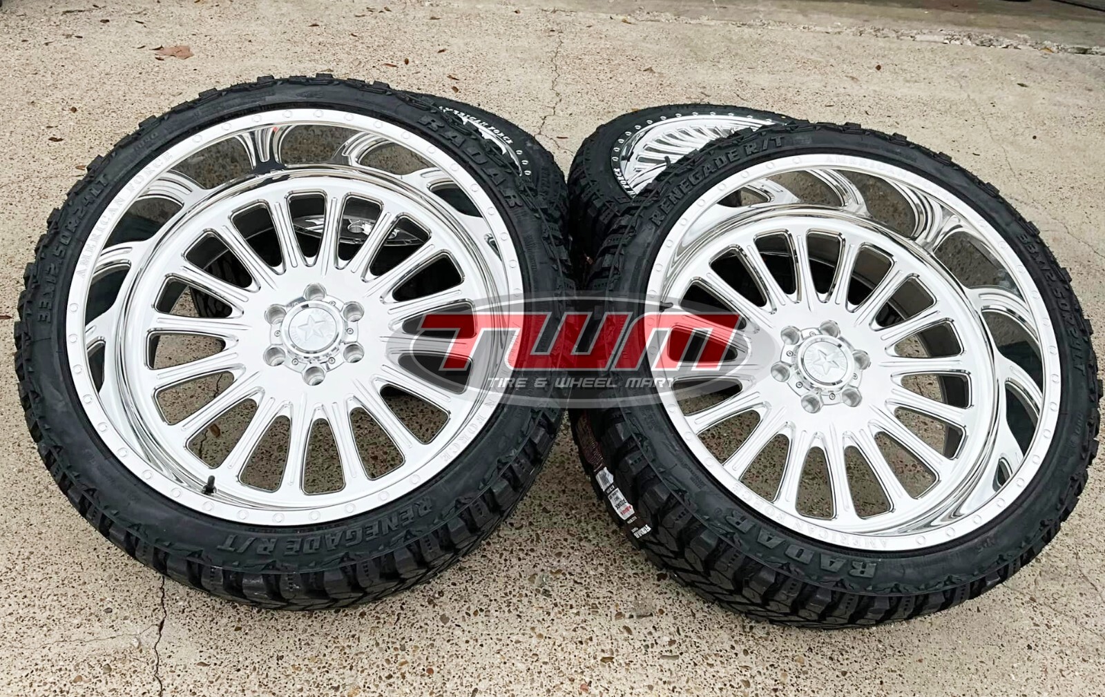 FLEDERMAUS ホイールタイヤ 16x5.5J ET45 引き取り可能 4 22X12 AMERICAN FORCE LEXAR RIMS TIRE POLISH 6X139.7 W