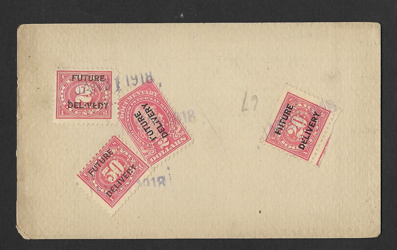 Chicago Board of Trade Sales Ticket - Revenues on Document - Dated 1918