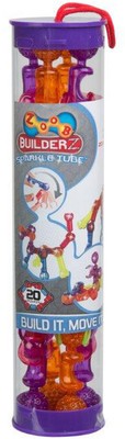 UPC 635694110201 product image for Zoob Builderz 20-pc. Sparkle Tube Building Kit One Size Purple Multi | upcitemdb.com