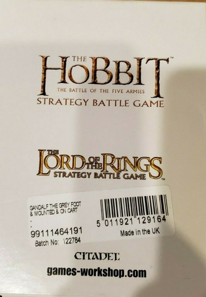 Гэндальф Серая Нога верхом на повозке Хоббит Мастерская игр «Властелин колец»