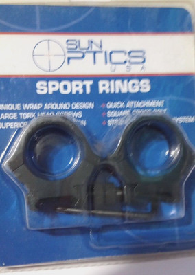 Sun Optics USA Sport Rings 30MM Medium Std. Dovetail Torx SM064