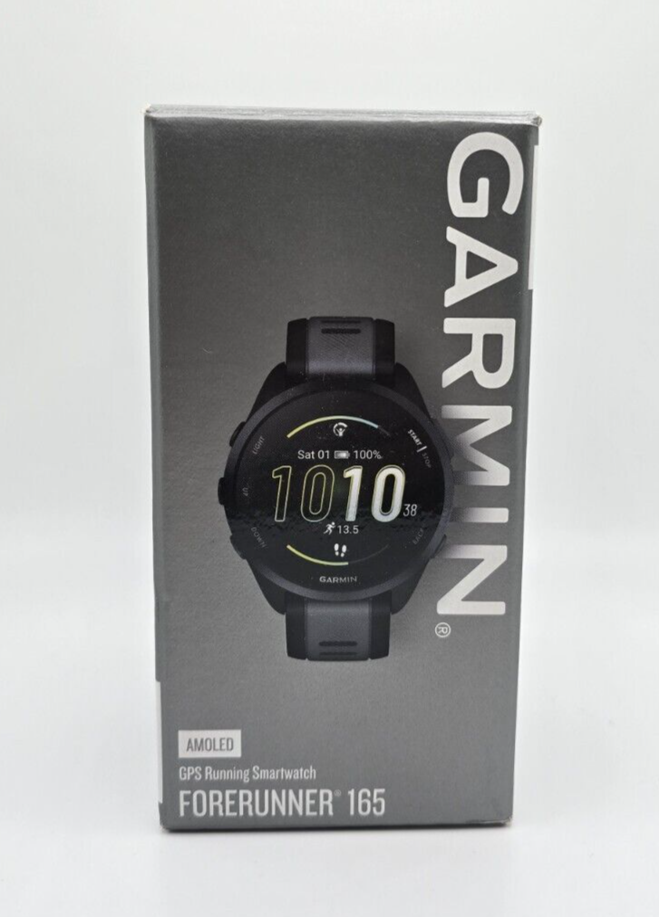 Garmin Forerunner 165 Music Running GPS Smartwatch - Black Garmin Forerunner 165 Music Running GPS Smartwatch - Black