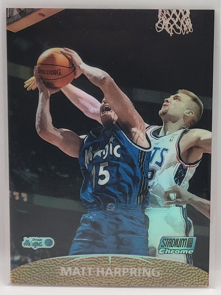 ⭐︎ 99-00 TSC Chrome Refractor Matt Harpring Parallel Card