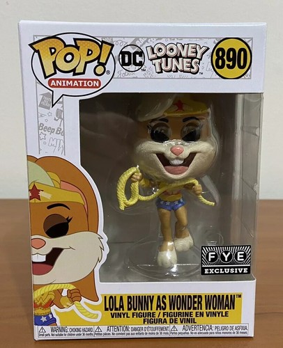 Lola Bunny As Wonder Woman Looney Tunes DC Funko Pop 890 FYE