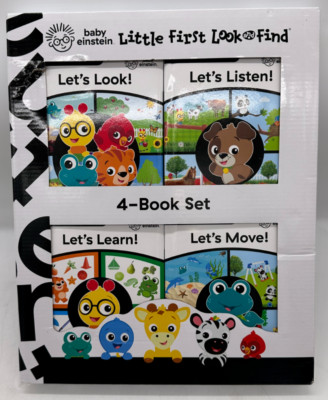 Baby Einstein: Little First Look and Find 4-Book Set (Mixed Media Product) ~ NEW