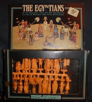 Atlantic The Egyptians Pharoah's Court - # 1501 - mint-in-box set 1:72 scale