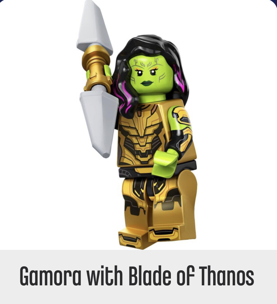 LEGO (71031) Minifigure Marvel Series-1 Gamora with Blade of