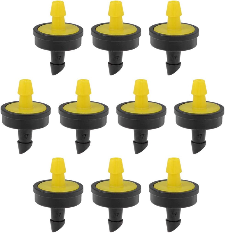 Pressure Compensating Dripper 5GPH for Garden Lawn Drip Irrigation 50Pcs