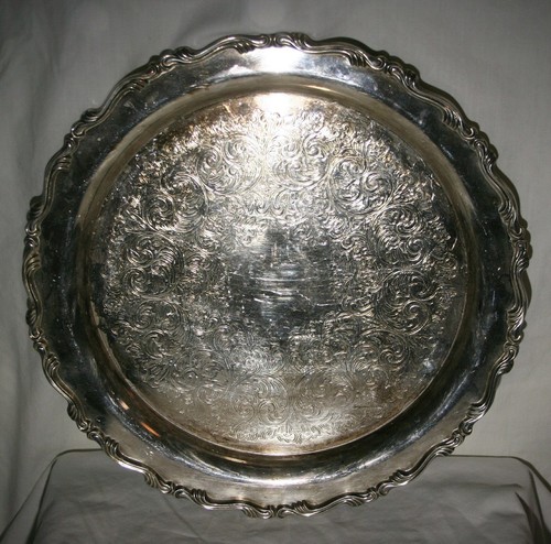 Vintage Primrose WM Rogers Silver Plated Bowl Tray Damaged Tea Pot 1801 1803