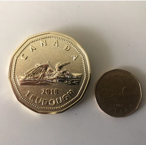 2018 Justin Trudeau Political Parody Coin ‘The Trudough’ Canada Challenge Coin
