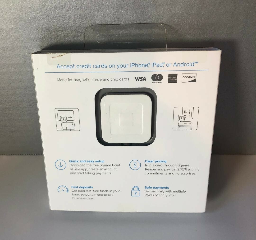 New Square Payment Processor Magstripe and Chip Readeer