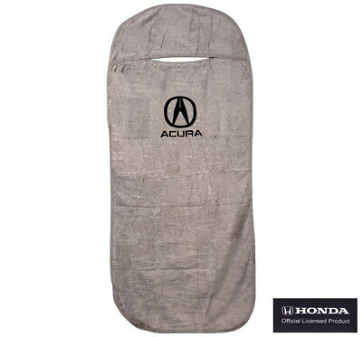 Seat Armour Front Car Seat Cover For Acura - Grey Terry Cloth