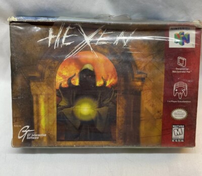 N64 HEXEN CIB Complete Sealed New Nintendo 64 Rated Mature GT Interactive Raven