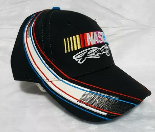 Official NASCAR Racing Embroidered 6 Panel Semi-Structured Adjustable Ball Cap