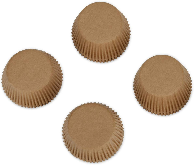Natural Standard Cupcake Liners Odorless Paper Baking Cups 400-Count