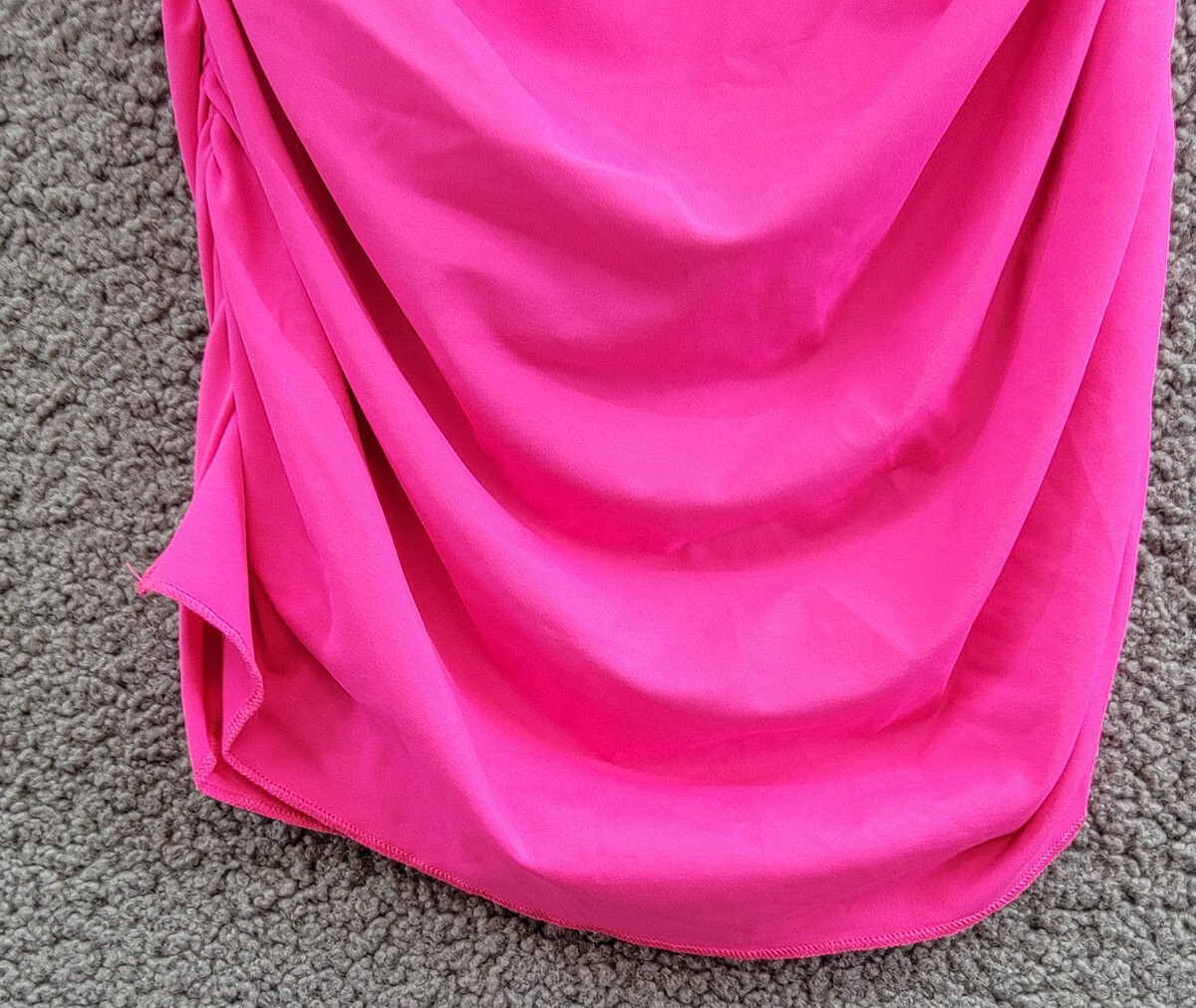 BECCA It's A Wrap Convertible Top to Skirt Cover Up Women's S Pink Glow Solid - Picture 4 of 15