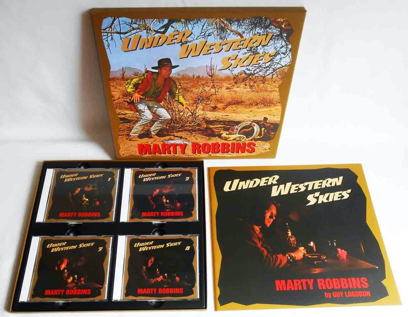 4 CD Box Marty Robbins: Under Western Skies (Bear Family) D