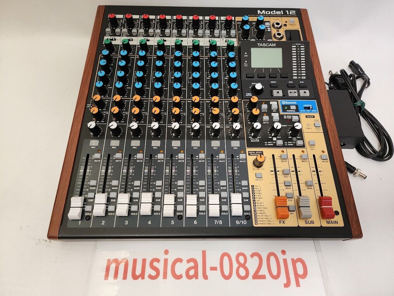 TASCAM Model 12 12-Track Multitrack Recorder Mixer | eBay TASCAM Model 12 12-Track Multitrack Recorder Mixer | eBay