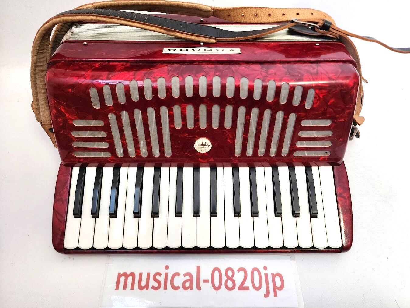 YAMAHA アコーディオン 赤 YAMAHA Accordion YA-21 Red 32 Keyboard | eBay