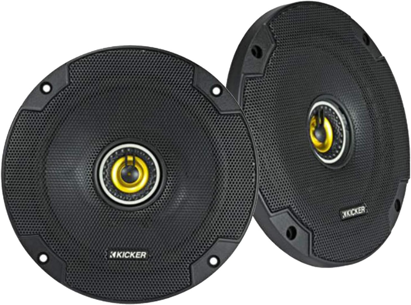 Car Speaker Bundle Combo: 2 Pairs of Kicker 46CSC654 6.5" Inch 600 Watts 2-Way C