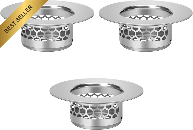 Bathroom Sink Strainer, Bathtub Lavatory Sink Drain Strainer Hair Catcher for La