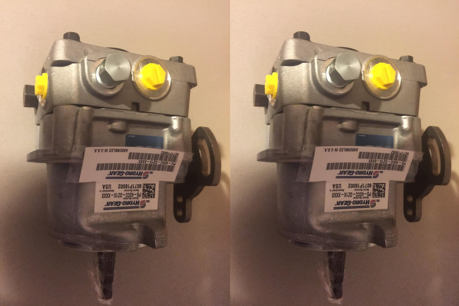2 PK.Hydro Gear 1- PG-4DCC-DZ1X-XXXX,01006936P & 1- PG-4BCC