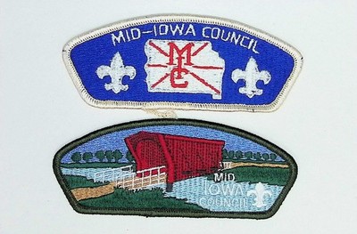 Mid-Iowa Council Boy Scout CSP Lot of 2 Iowa