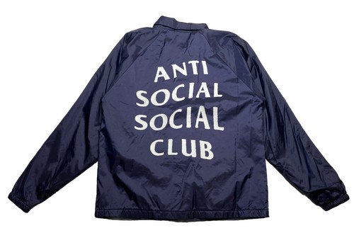 Anti Social Social Club Coaches Jacket Windbreaker Size