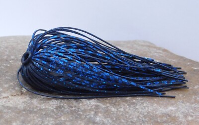 Custom 44 Strand 100% Silicone Hole in One Jig Skirts 57 Colors to choose From